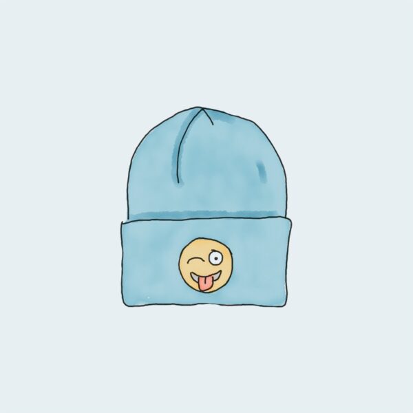 Logo Embroidered Knit Beanie